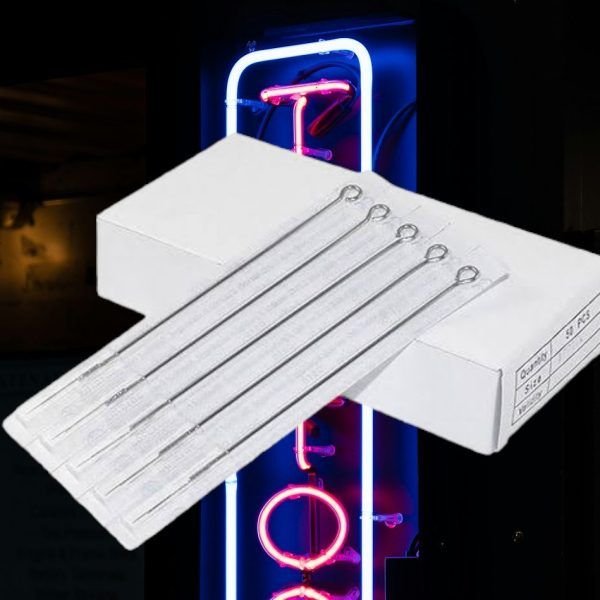 AGUJA CON VARILLA EZ PARA TATUAJE 50  PZS