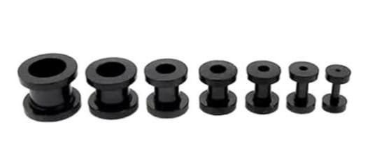 EXPANSOR ACERO NEGRO 1 AL 4 MM