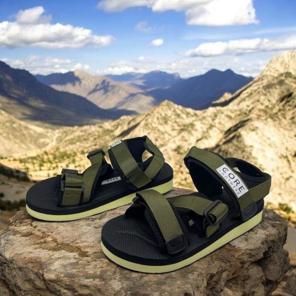 Sandalias Core Temper Olivo Negro