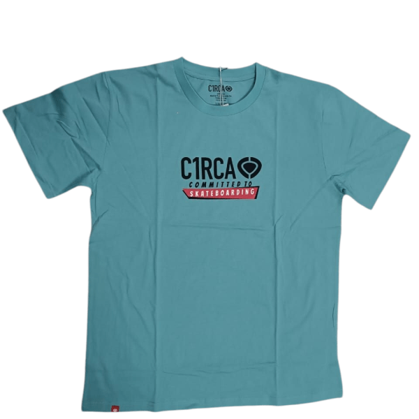 PLAYERA CIRCA 
SKATEBOARDING AZUL