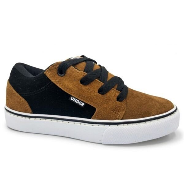 UNDER ORO/NEGRO SUELA BLANCA